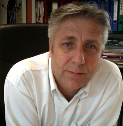 Laurent Brunet, directeur de l’hebdomadaire 7 à Poitiers