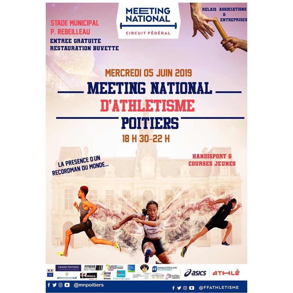 meeting national d'athlétisme de Poitiers